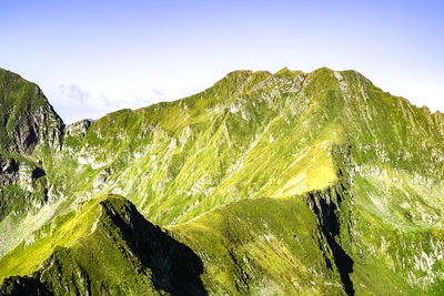 Scenic view of mountain against sky