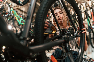 Close-up of bicycle