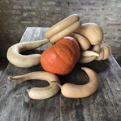 High angle view of vegetables on table