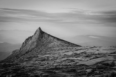 Scenic view of mountain against sky