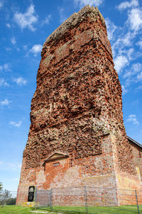 Church tower ruins of the old pellworm church