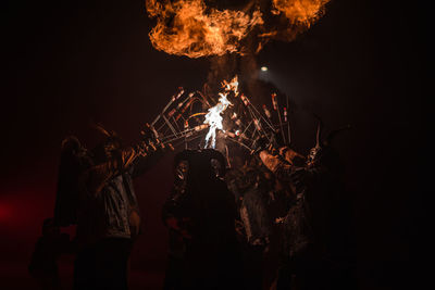 Fire and music. folklore and tradition in mallorca
