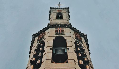 Low angle view of building against sky