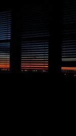 View of illuminated tunnel