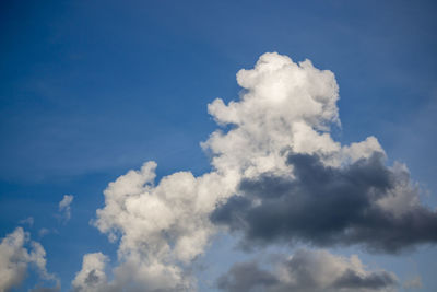 Low angle view of clouds in sky