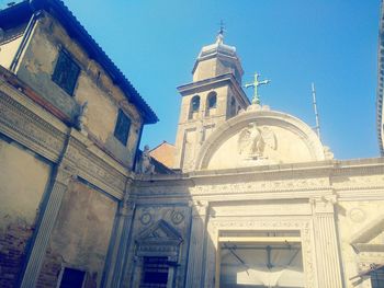Low angle view of church