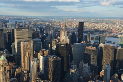 Aerial view of a city