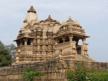 Low angle view of historical building against sky