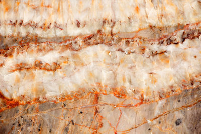 Full frame shot of rock in water