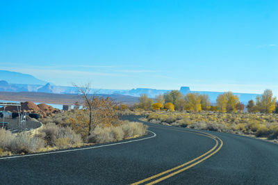 Roadside view near hoover dam in arizona.
