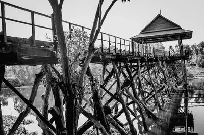 Gazebo against sky