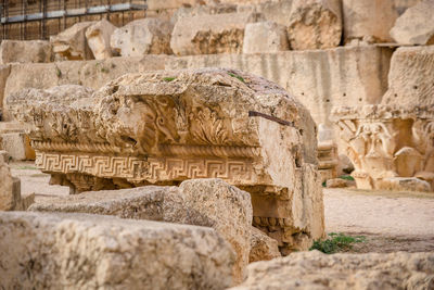 View of old ruins