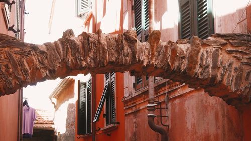 Low angle view of old building