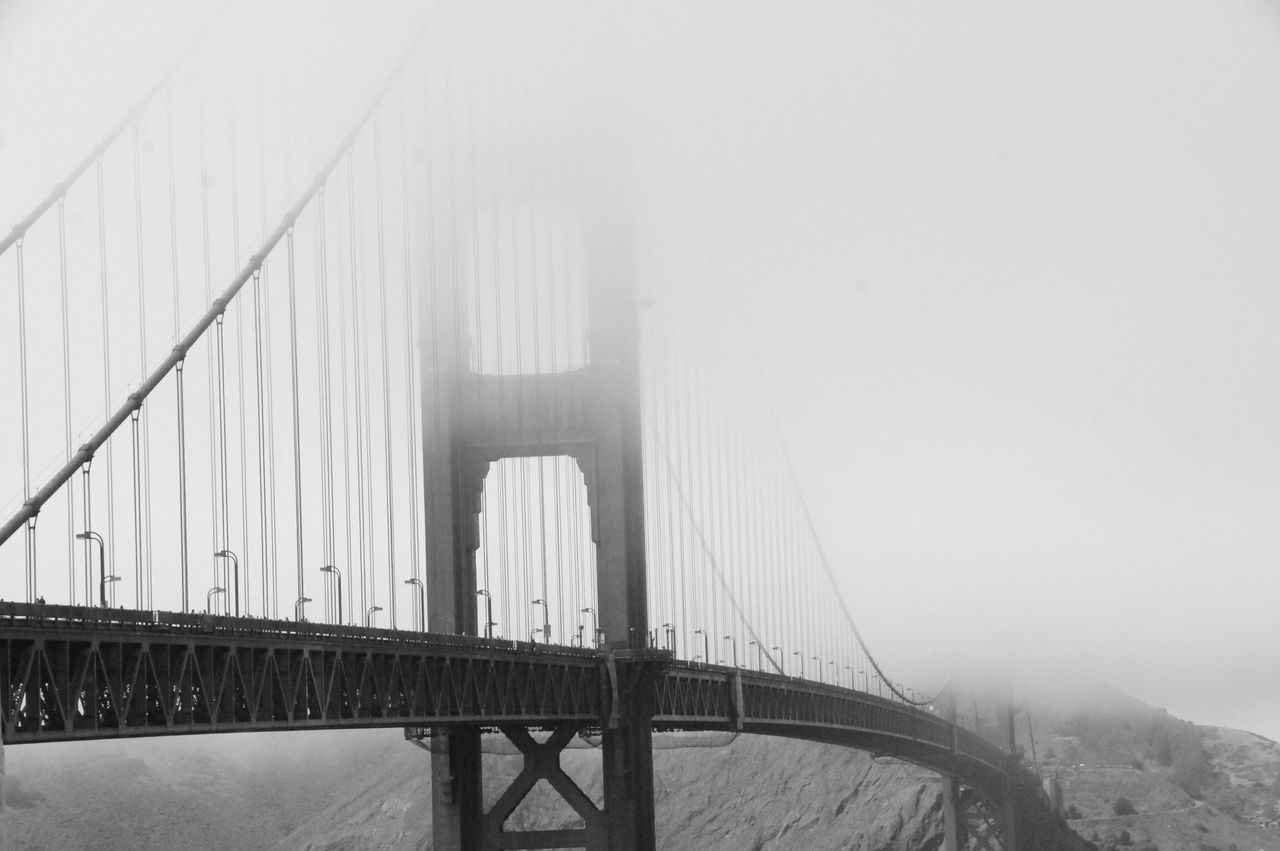 VIEW OF SUSPENSION BRIDGE