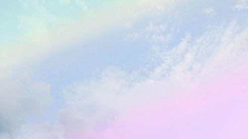 Low angle view of clouds in sky