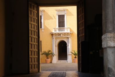 Entrance of home