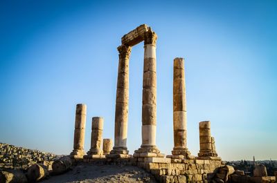 Temple of hercules in amman, jordan