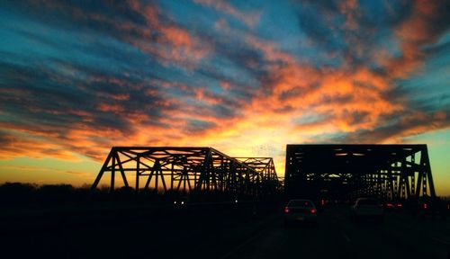 Dramatic sky at sunset