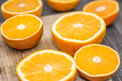 Close-up of lemon slices