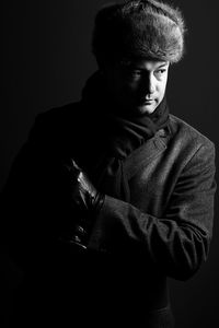 Portrait of young woman