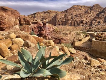 View of rock formations
