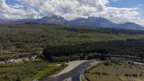 Scenic view of landscape against sky