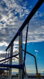 Low angle view of cloudy sky