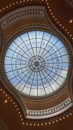 Low angle view of ceiling