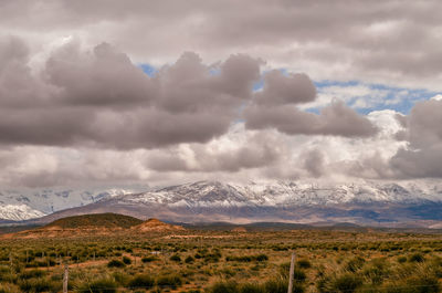 Scenic view of landscape against sky