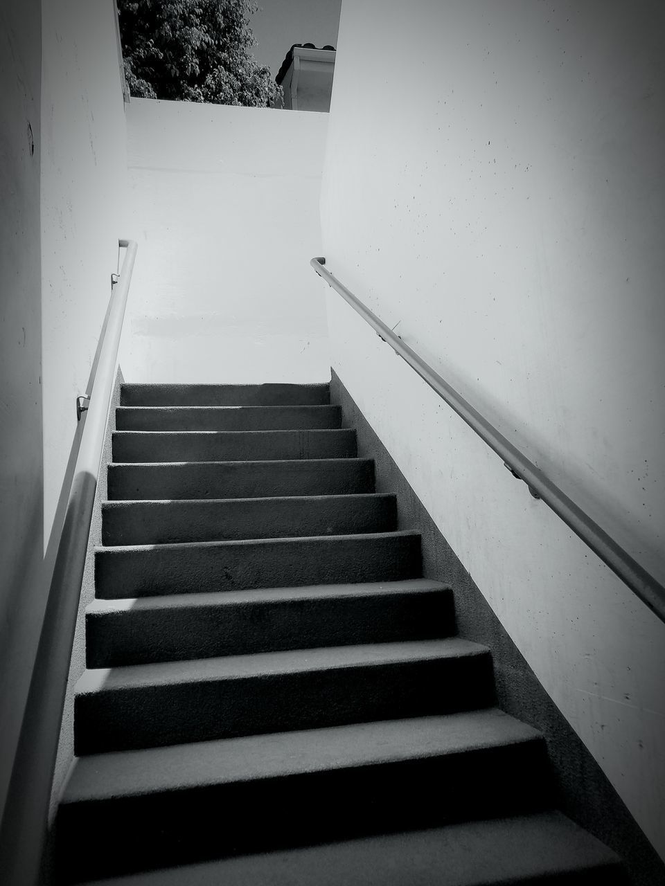 LOW ANGLE VIEW OF STAIRS AND STEPS