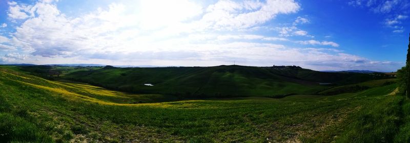 Scenic view of landscape against sky