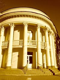 Arcade of historical building