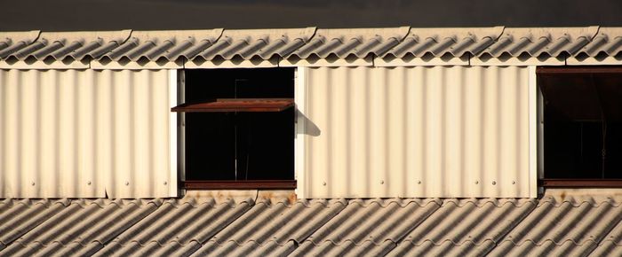 Exterior of house by building