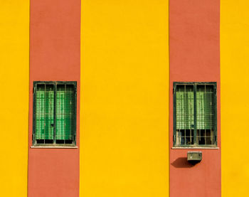 Full frame shot of multi colored building