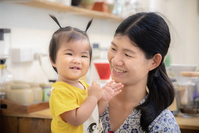 Portrait of smiling girl