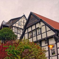 Low angle view of building against sky