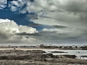 Scenic shot of calm beach