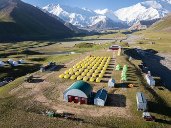 Scenic view of mountains
