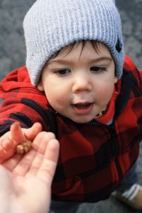 Portrait of cute baby boy