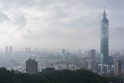 View of cityscape against sky