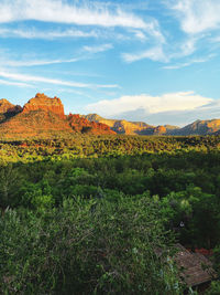 Scenic view of landscape against sky