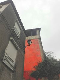 Low angle view of building against sky
