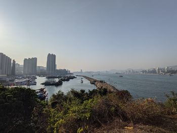 Shau kei wan typhoon shelter, viewed from the hong kong museum of coastal defence