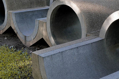 Close-up of construction site