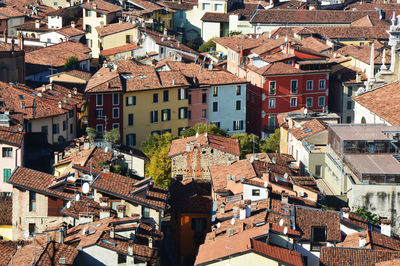High angle view of brescia
