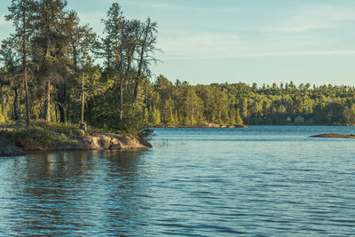 Scenic view of river against sky