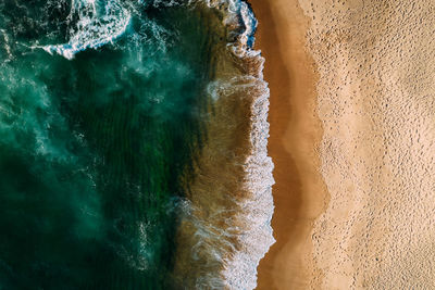 Aerial view of beach