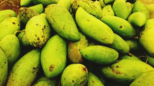 Full frame shot of fruits for sale in market