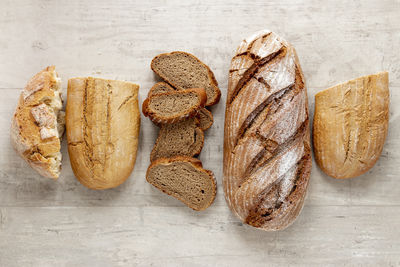 Close-up of bread on table