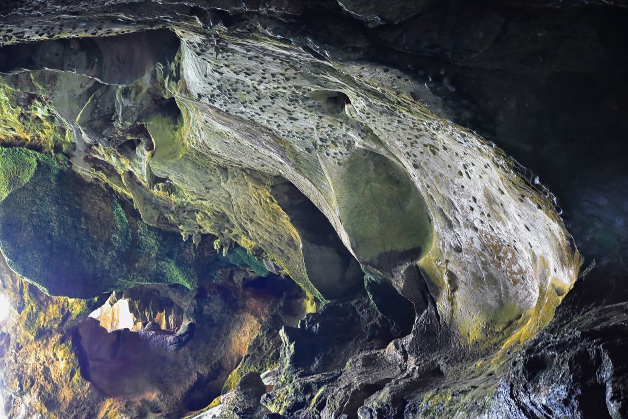 CLOSE-UP OF CAVE